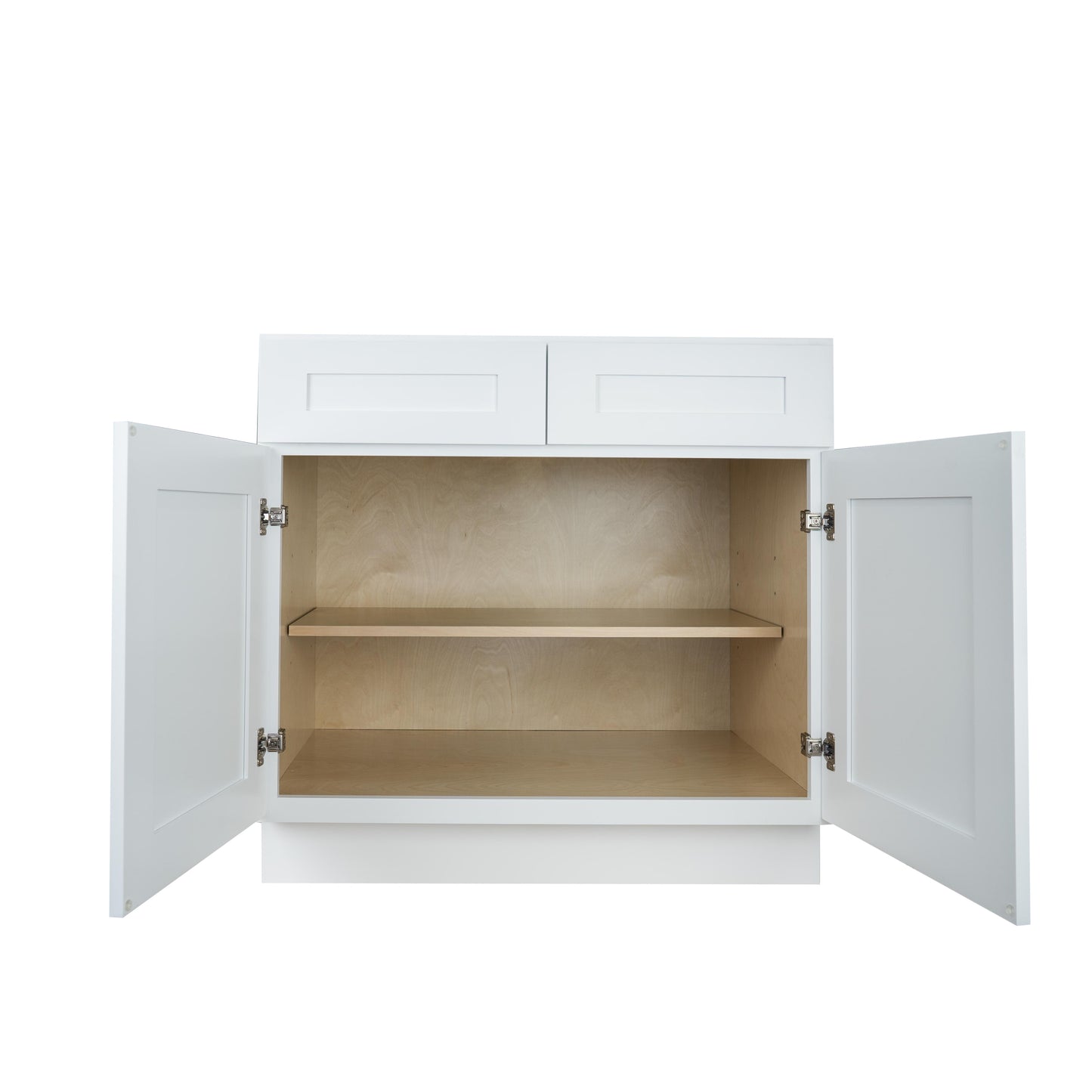 Hollywood Fabiani Design Shaker Base Kitchen Cabinet Ready to Assemble White