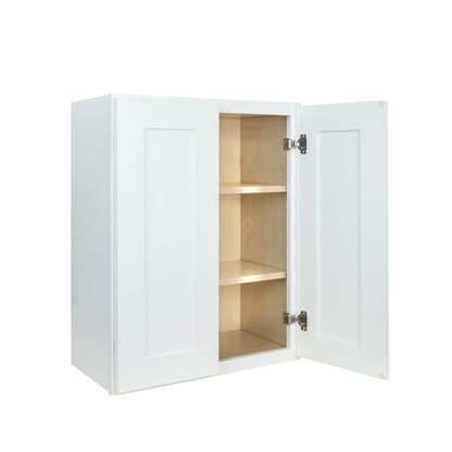 Hollywood Fabiani Design Shaker Wall Kitchen Cabinet Ready to Assemble White - 30 in. Height