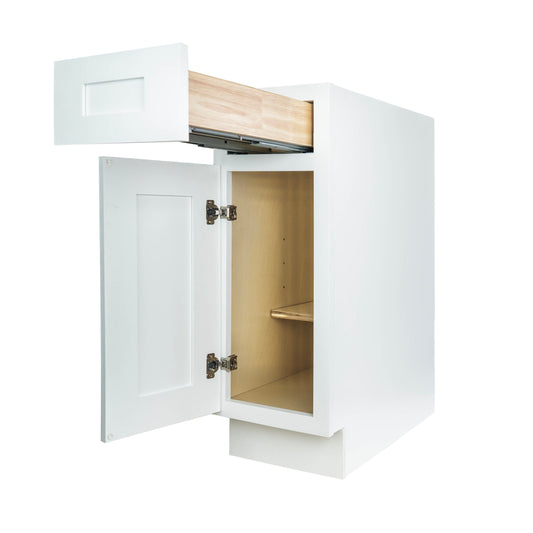 Hollywood Fabiani Design Shaker Base Kitchen Cabinet Ready to Assemble White
