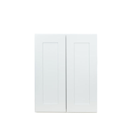 Hollywood Fabiani Design Shaker Wall Kitchen Cabinet Ready to Assemble White - 30 in. Height